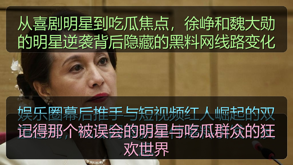 记得那个被误会的明星与吃瓜群众的狂欢世界