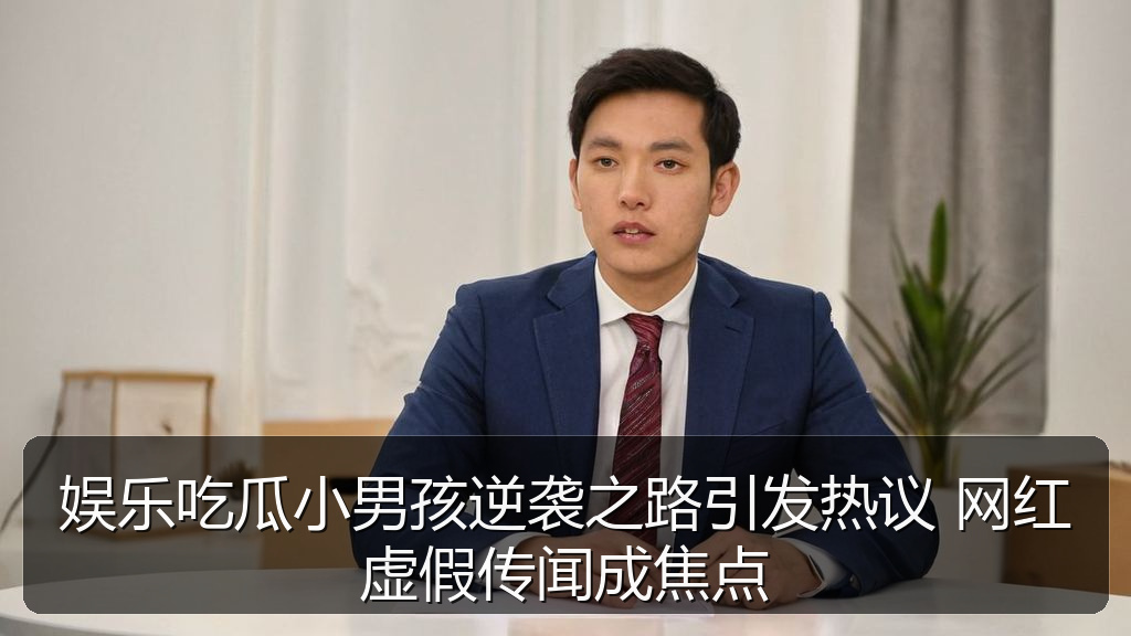 娱乐吃瓜小男孩逆袭之路引发热议 网红虚假传闻成焦点