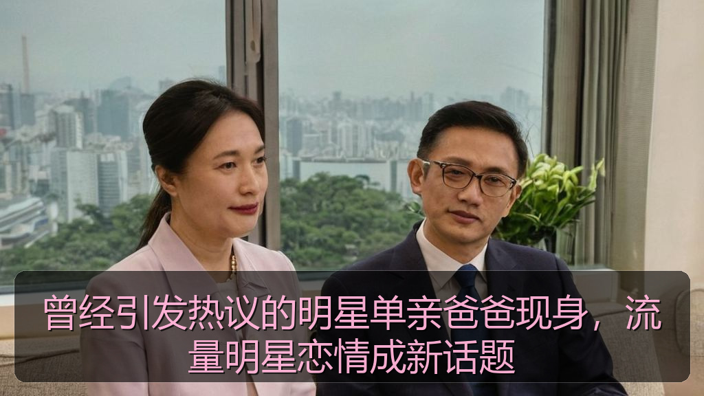 曾经引发热议的明星单亲爸爸现身，流量明星恋情成新话题